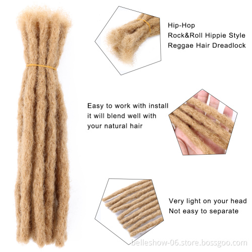 Hot sell 6inch-20 Inch Crochet Braid  for black hair afro kinky hair extensionsAfro Kinky Dreadlocks dreadlocks extensions